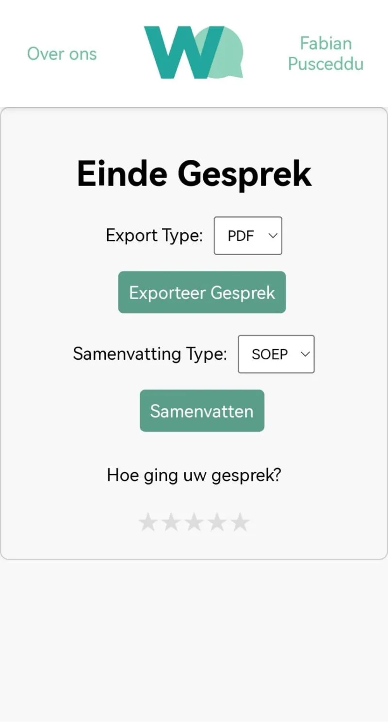 Een vroege versie van het Wellcom-portaal